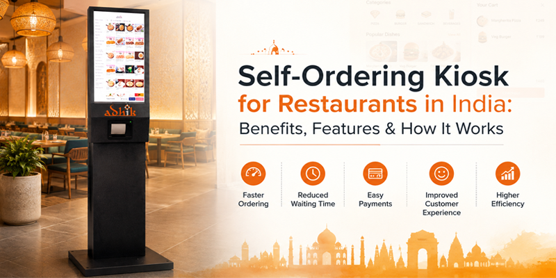 Self-Ordering Kiosk for Restaurants in India